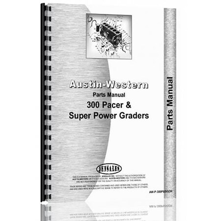 New Parts Manual For Austin Western 300